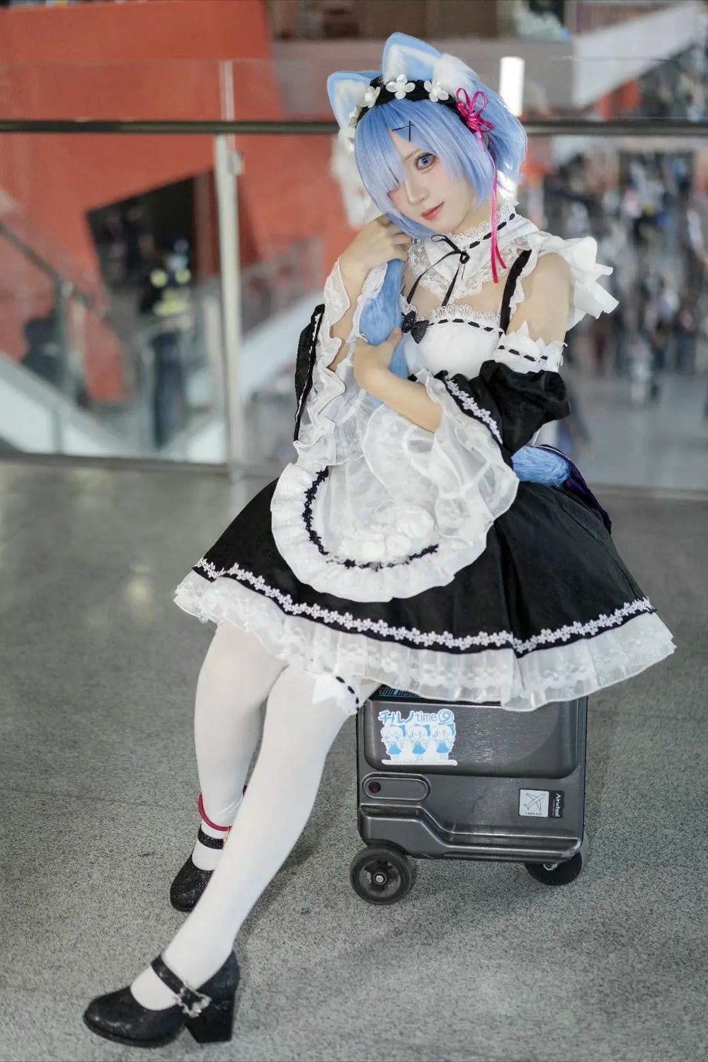 图片[20]-花柒hana 螢火蟲動漫嘉年華 貓貓蕾姆【107P】 – COSPLAY-薇薇部落