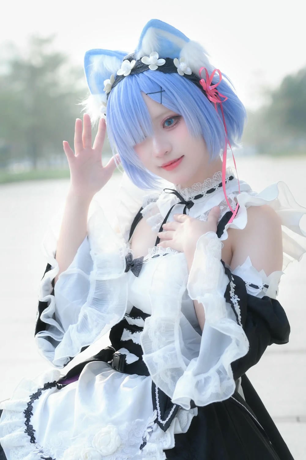 图片[25]-花柒hana 螢火蟲動漫嘉年華 貓貓蕾姆【107P】 – COSPLAY-薇薇部落