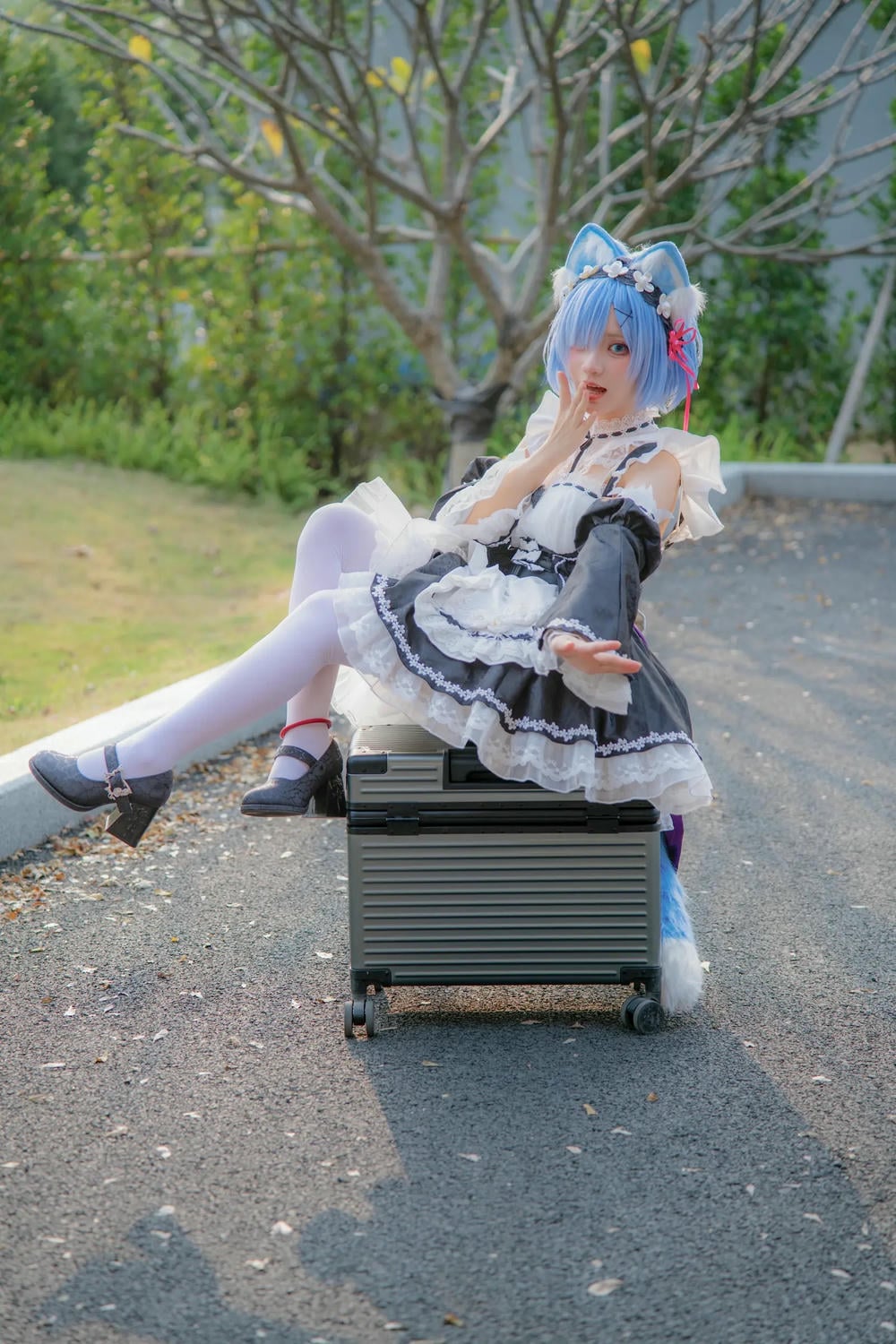 图片[28]-花柒hana 螢火蟲動漫嘉年華 貓貓蕾姆【107P】 – COSPLAY-薇薇部落