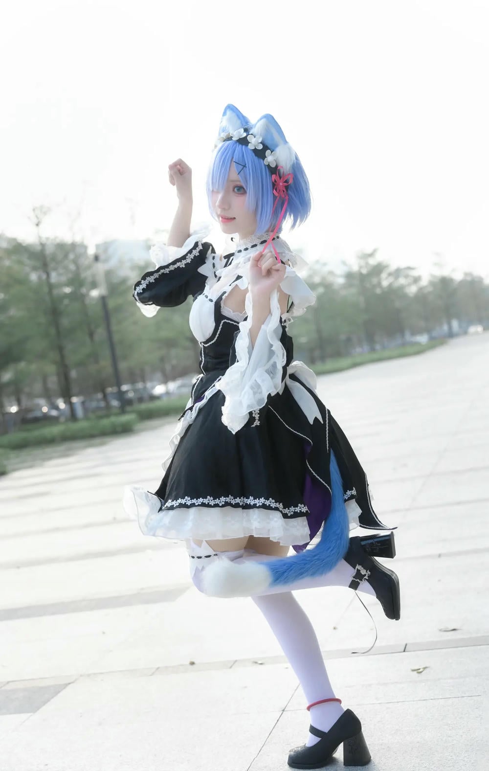 图片[27]-花柒hana 螢火蟲動漫嘉年華 貓貓蕾姆【107P】 – COSPLAY-薇薇部落