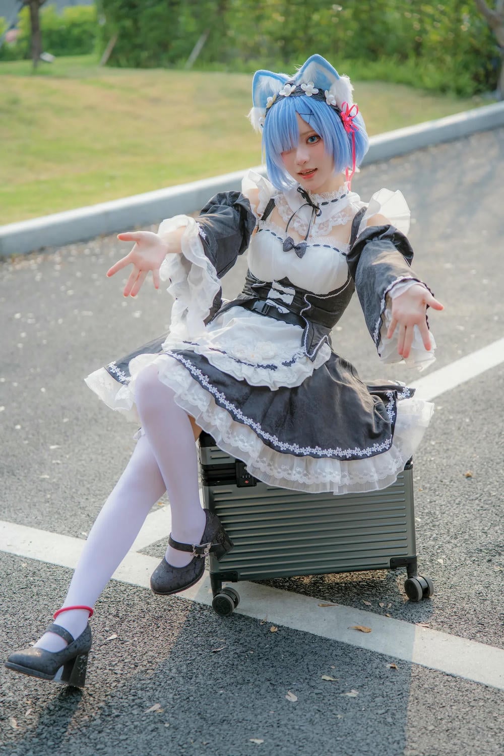 图片[30]-花柒hana 螢火蟲動漫嘉年華 貓貓蕾姆【107P】 – COSPLAY-薇薇部落