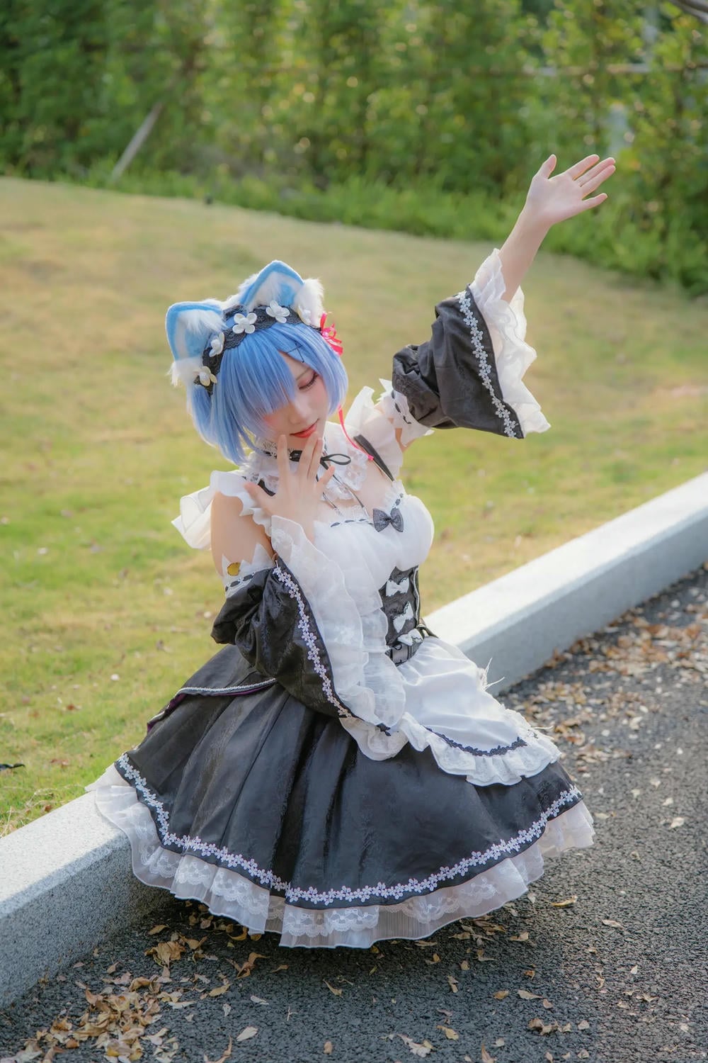 图片[32]-花柒hana 螢火蟲動漫嘉年華 貓貓蕾姆【107P】 – COSPLAY-薇薇部落