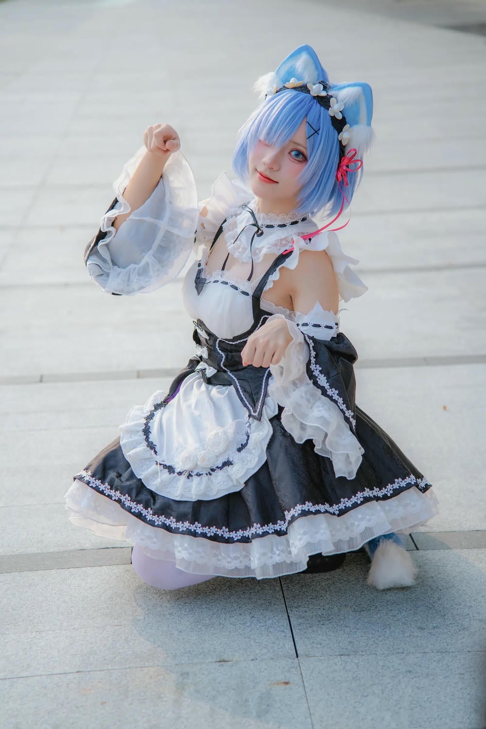 图片[36]-花柒hana 螢火蟲動漫嘉年華 貓貓蕾姆【107P】 – COSPLAY-薇薇部落