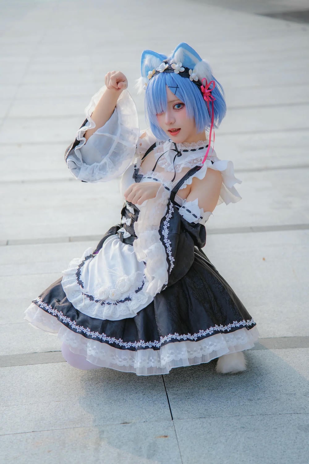 图片[37]-花柒hana 螢火蟲動漫嘉年華 貓貓蕾姆【107P】 – COSPLAY-薇薇部落