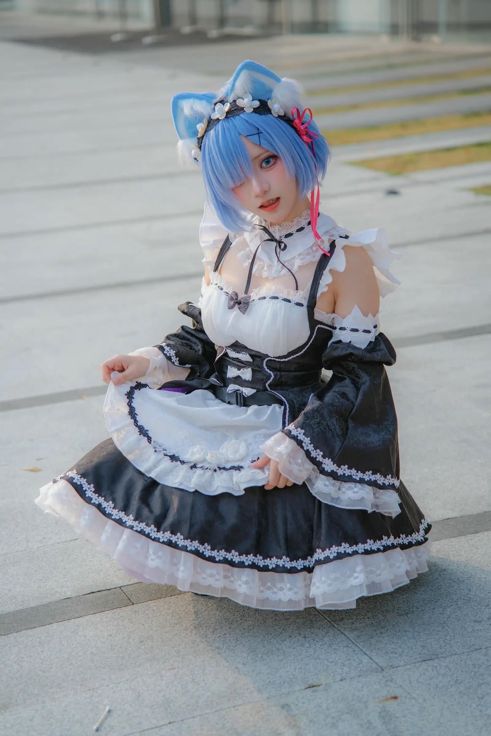 图片[39]-花柒hana 螢火蟲動漫嘉年華 貓貓蕾姆【107P】 – COSPLAY-薇薇部落