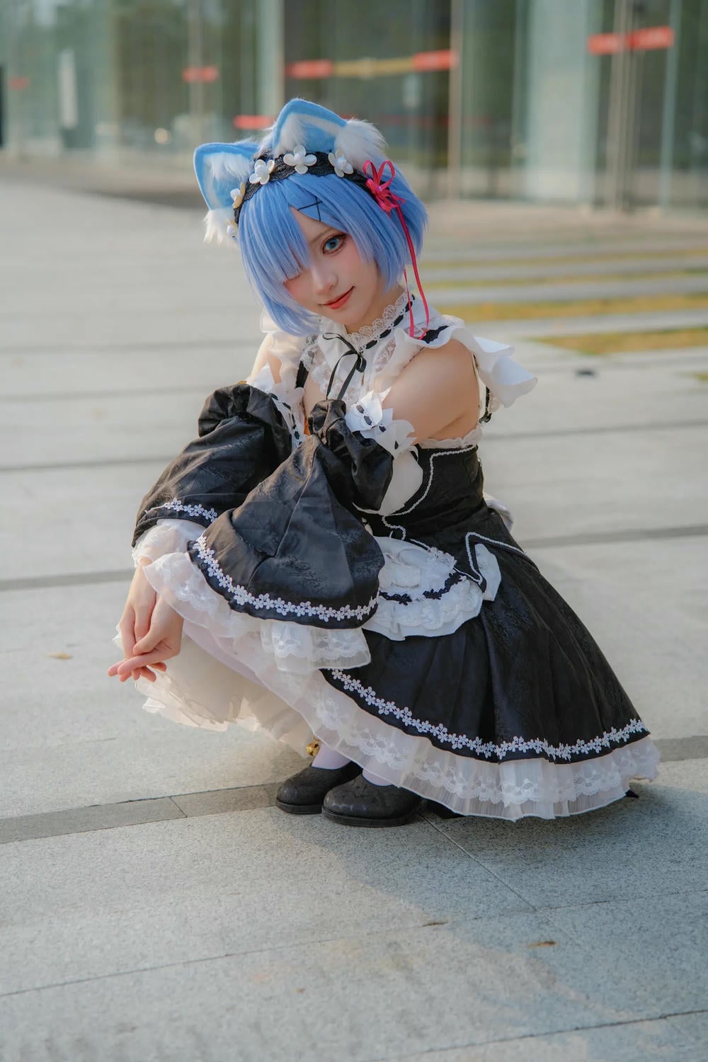 图片[40]-花柒hana 螢火蟲動漫嘉年華 貓貓蕾姆【107P】 – COSPLAY-薇薇部落