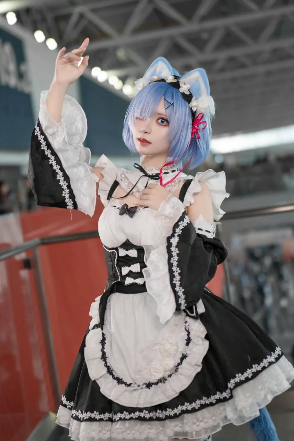 图片[44]-花柒hana 螢火蟲動漫嘉年華 貓貓蕾姆【107P】 – COSPLAY-薇薇部落