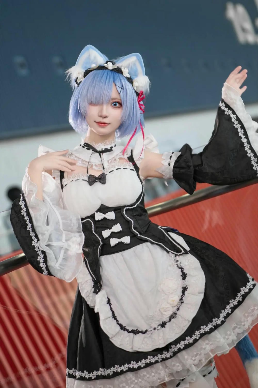 图片[45]-花柒hana 螢火蟲動漫嘉年華 貓貓蕾姆【107P】 – COSPLAY-薇薇部落