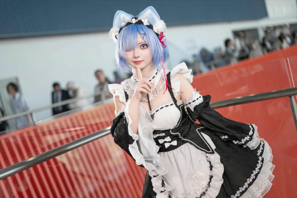 图片[46]-花柒hana 螢火蟲動漫嘉年華 貓貓蕾姆【107P】 – COSPLAY-薇薇部落