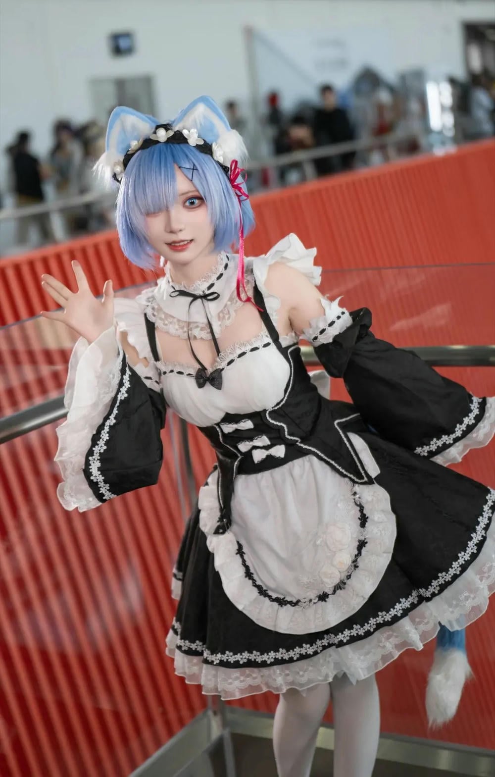 图片[49]-花柒hana 螢火蟲動漫嘉年華 貓貓蕾姆【107P】 – COSPLAY-薇薇部落