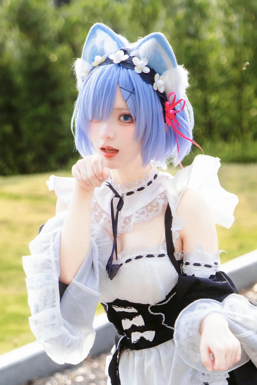 图片[57]-花柒hana 螢火蟲動漫嘉年華 貓貓蕾姆【107P】 – COSPLAY-薇薇部落