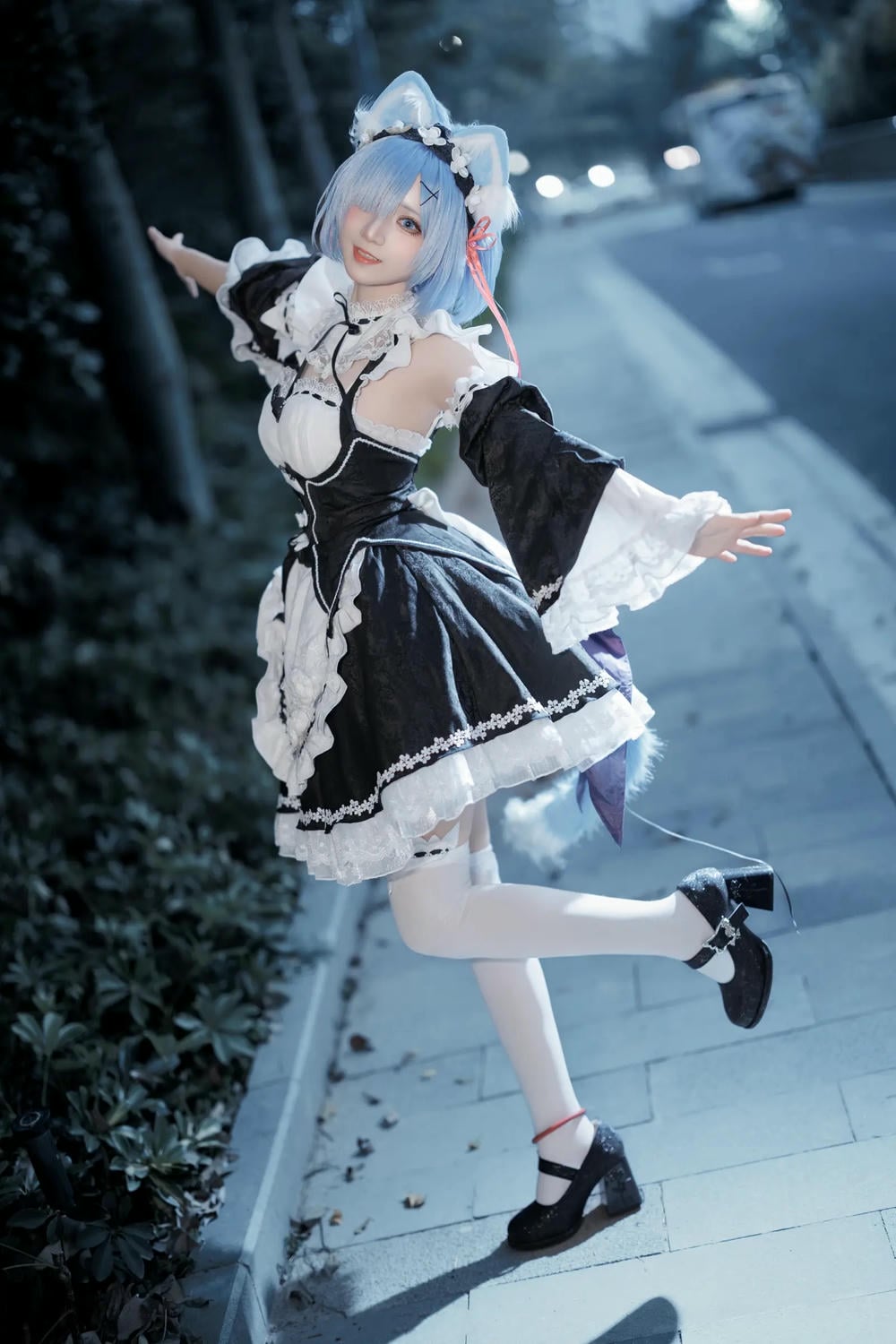 图片[68]-花柒hana 螢火蟲動漫嘉年華 貓貓蕾姆【107P】 – COSPLAY-薇薇部落