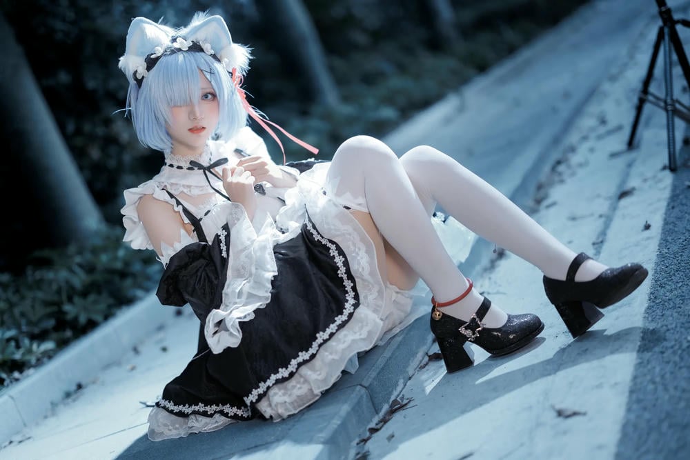 图片[70]-花柒hana 螢火蟲動漫嘉年華 貓貓蕾姆【107P】 – COSPLAY-薇薇部落