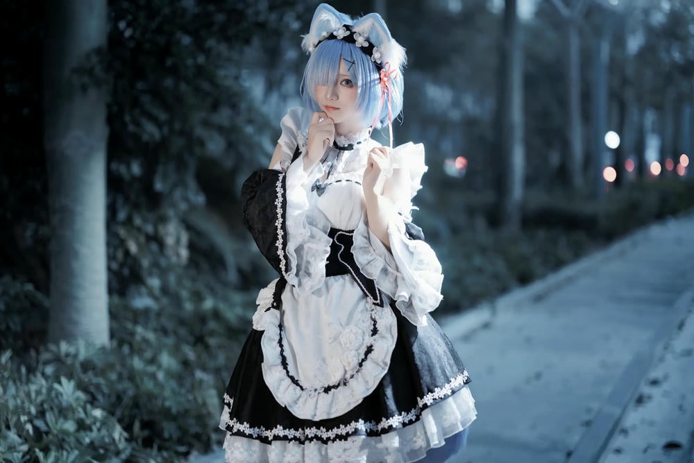 图片[71]-花柒hana 螢火蟲動漫嘉年華 貓貓蕾姆【107P】 – COSPLAY-薇薇部落