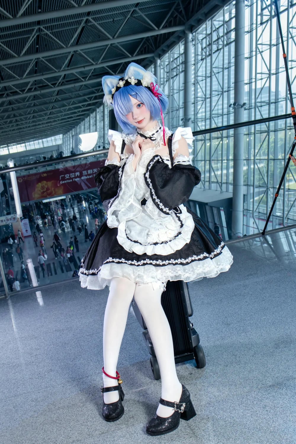 图片[80]-花柒hana 螢火蟲動漫嘉年華 貓貓蕾姆【107P】 – COSPLAY-薇薇部落