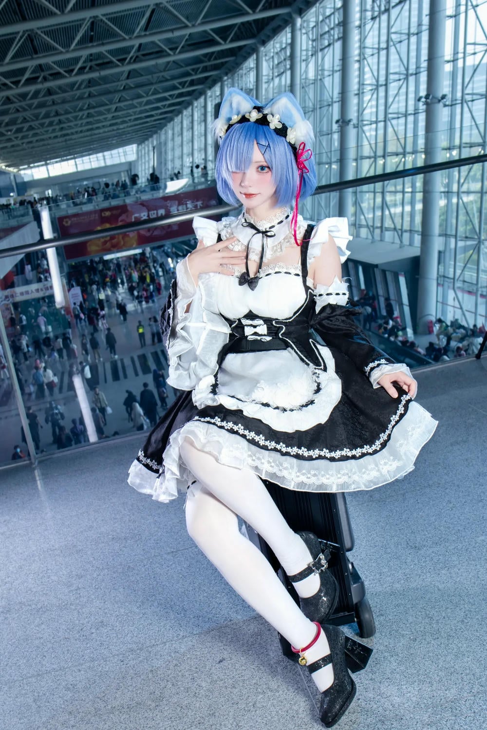 图片[81]-花柒hana 螢火蟲動漫嘉年華 貓貓蕾姆【107P】 – COSPLAY-薇薇部落