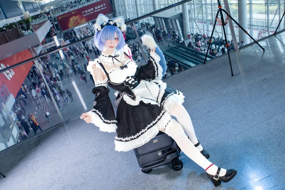 图片[84]-花柒hana 螢火蟲動漫嘉年華 貓貓蕾姆【107P】 – COSPLAY-薇薇部落