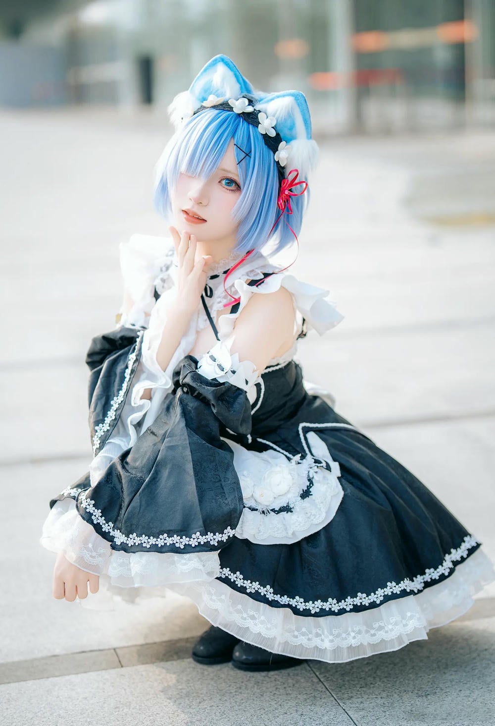 图片[96]-花柒hana 螢火蟲動漫嘉年華 貓貓蕾姆【107P】 – COSPLAY-薇薇部落