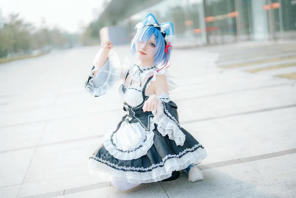 图片[99]-花柒hana 螢火蟲動漫嘉年華 貓貓蕾姆【107P】 – COSPLAY-薇薇部落