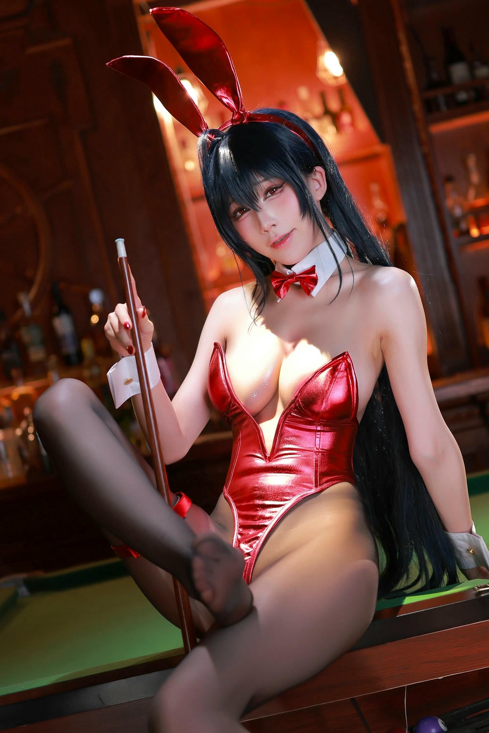 图片[14]-水淼 Aqua – Azurlane Taihou Bunny アズールレーン 大鳳 バニー❥ 新作DL コスプレ【59P】 – COSPLAY-薇薇部落