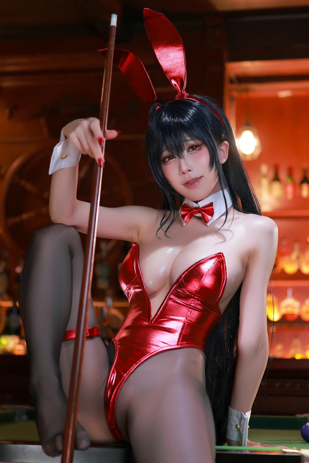 图片[15]-水淼 Aqua – Azurlane Taihou Bunny アズールレーン 大鳳 バニー❥ 新作DL コスプレ【59P】 – COSPLAY-薇薇部落