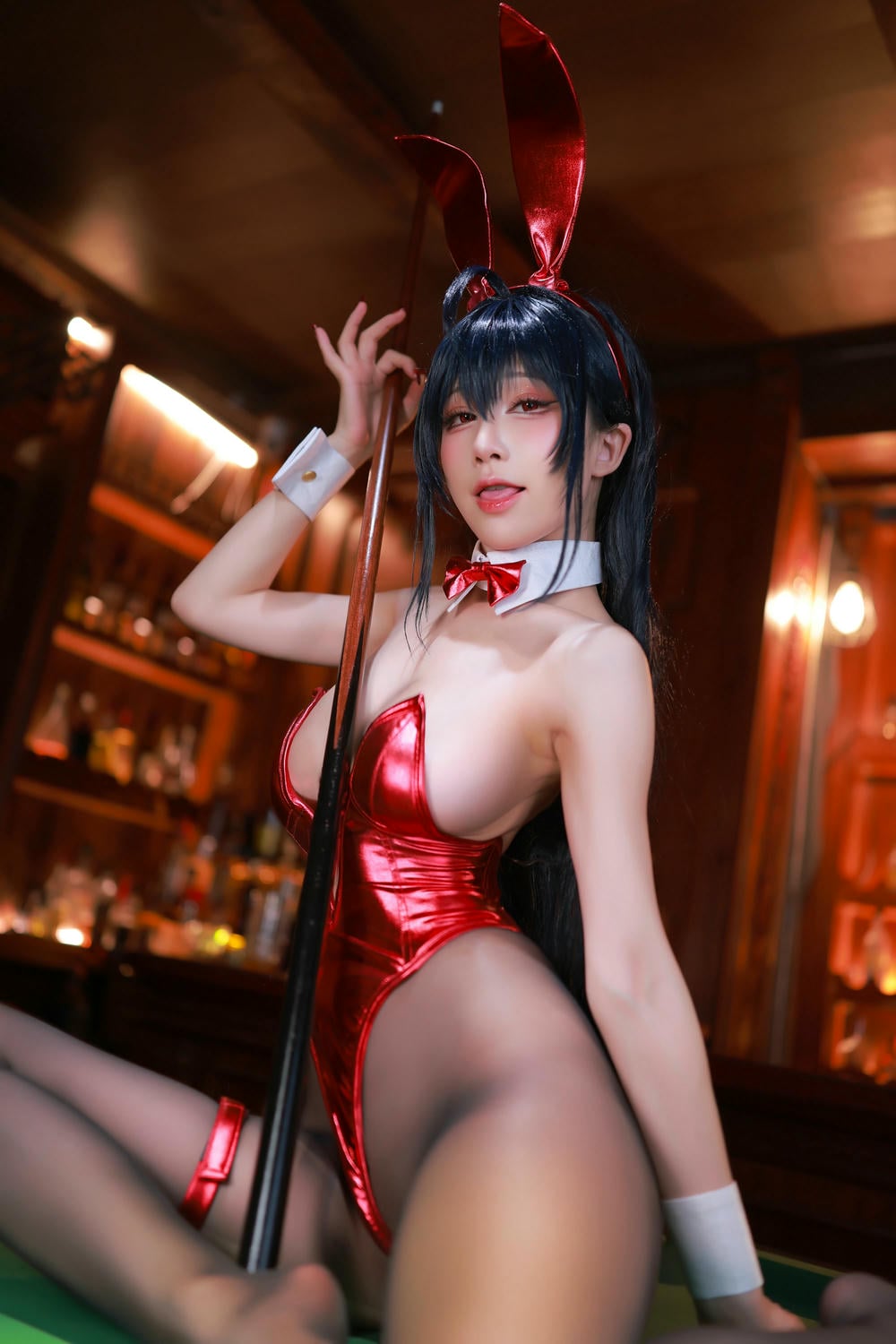 图片[26]-水淼 Aqua – Azurlane Taihou Bunny アズールレーン 大鳳 バニー❥ 新作DL コスプレ【59P】 – COSPLAY-薇薇部落